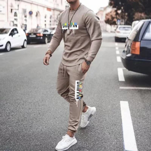Wholesale fashion handsome autumn new sports and leisure suit 2PC（ML8107）
