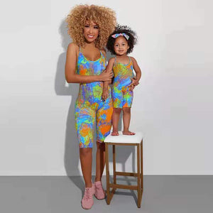 Wholesale new summer parent-child swimwear（CL9075)
