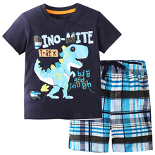 Load image into Gallery viewer, Wholesale Fashion children&#39;s shorts T-shirt set 2PC（TL8013）
