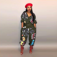 Load image into Gallery viewer, Wholesale Casual Print Graffiti Jumpsuit(CL9816)
