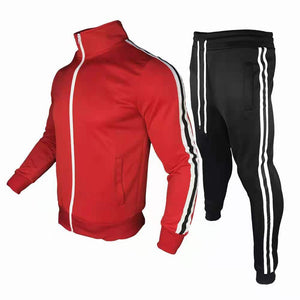 Wholesale men's new sports long sleeve suit 2PC(ML8091)