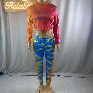 Wholesale printed tight sportswear（CL9153）