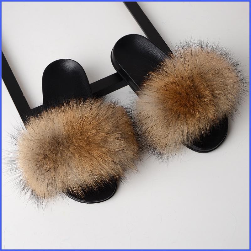 12 colors Wholesale Fur Slides (FR8016)